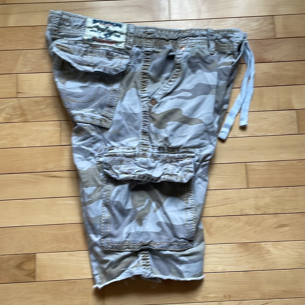 True Religion cargo camp shorts